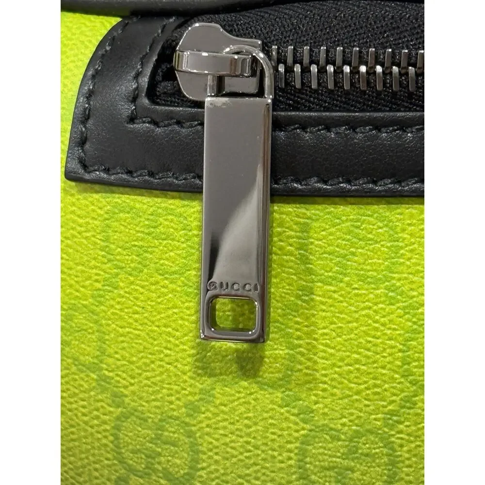 Gucci Chroma Large Belt Bag Green Gradient GG Monogram Crossbody Waist Bag